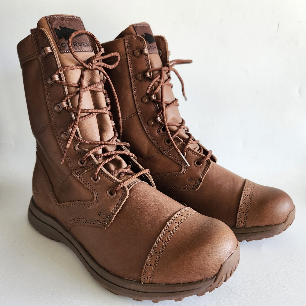 Sturdy Brown Leather Men's Boots